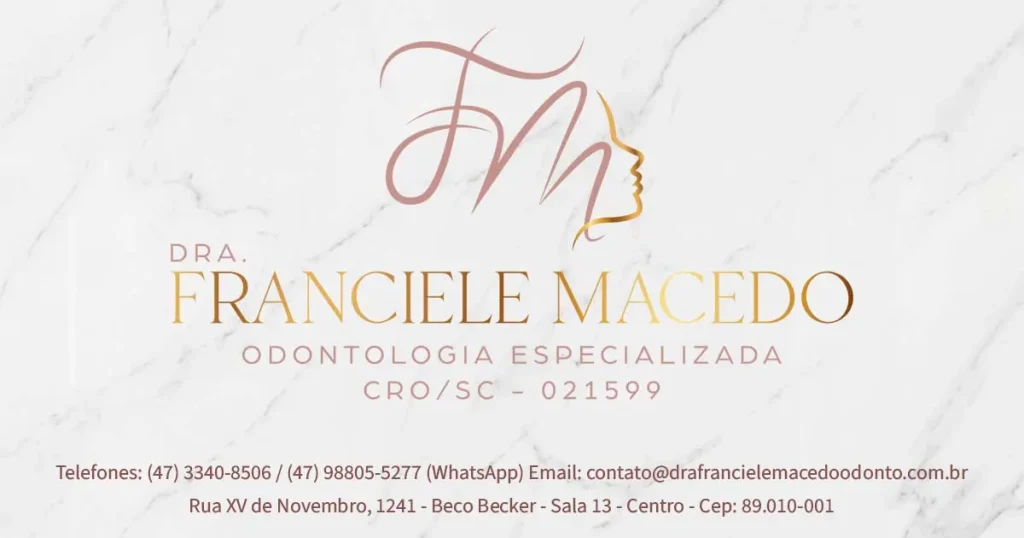 Prótese Fixa em Blumenau. - Dra Franciele Macedo Odontologia.